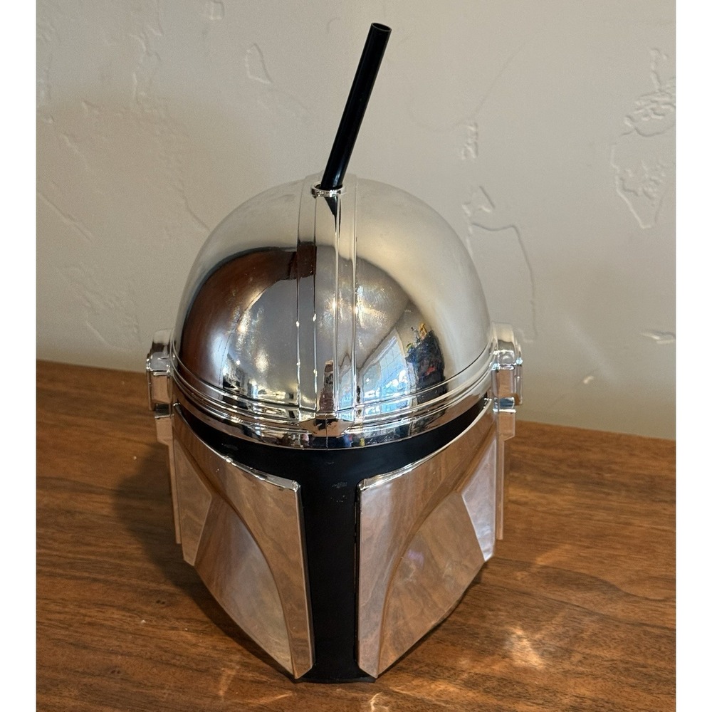 The Mandalorian & Grogu Mandos Helmet Cup Cinemark Theaters Rare IN HAND
